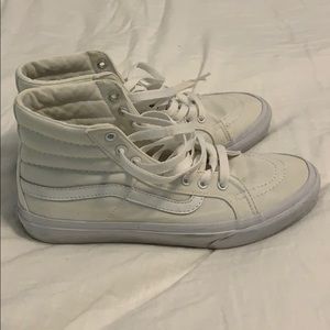 White high top vans